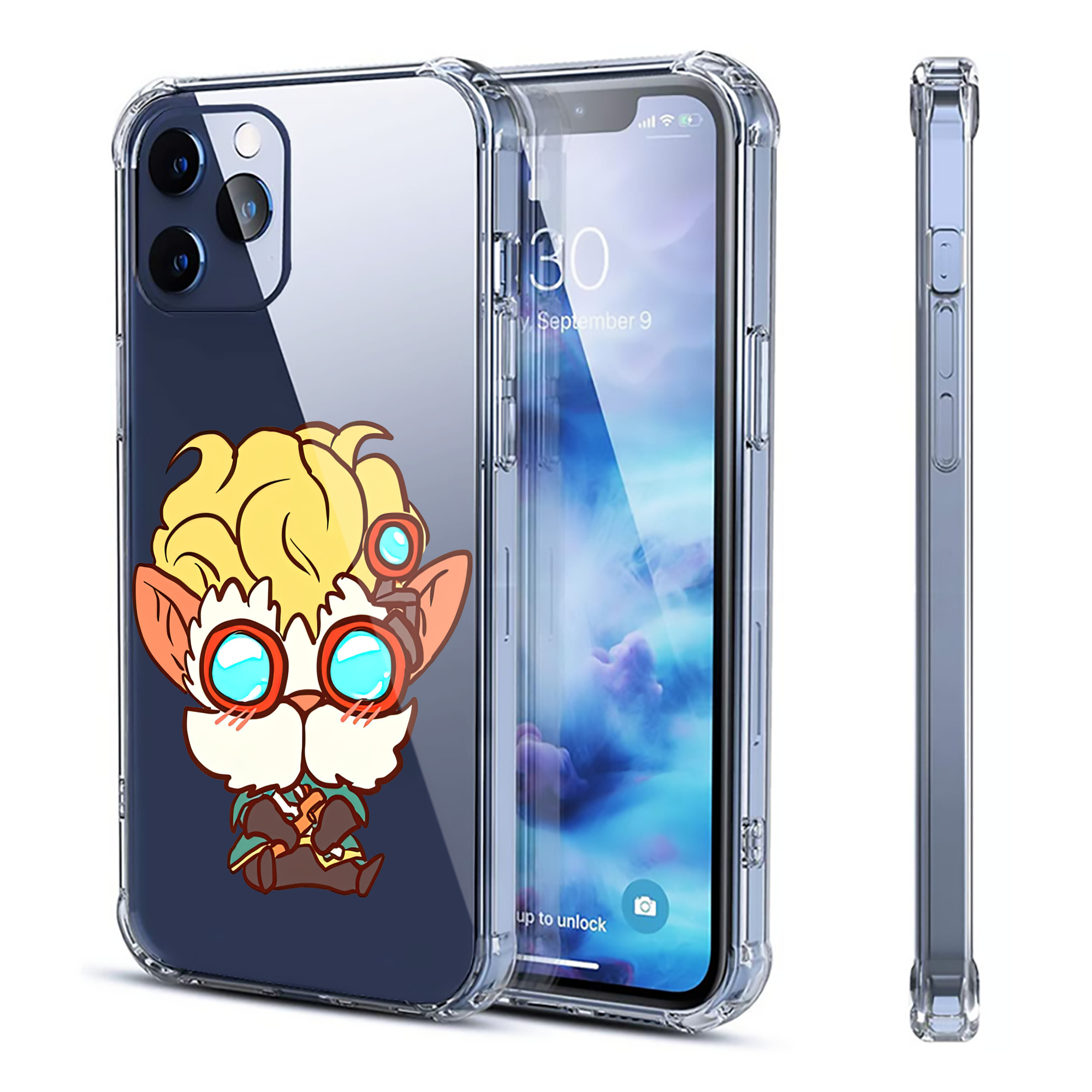 （画像用） リーグ・オブ・レジェンド League of Legends LOL 【iPhone 12シリーズ対応】透明スマホケース（クリアソフトケース）